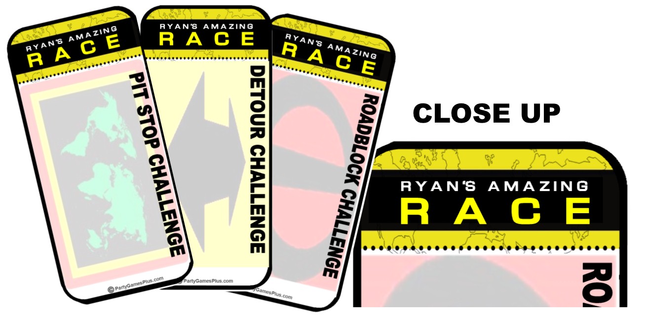 <strong>Amazing Race</strong> Game Pack - from The Dating Divas Amazing race clues template