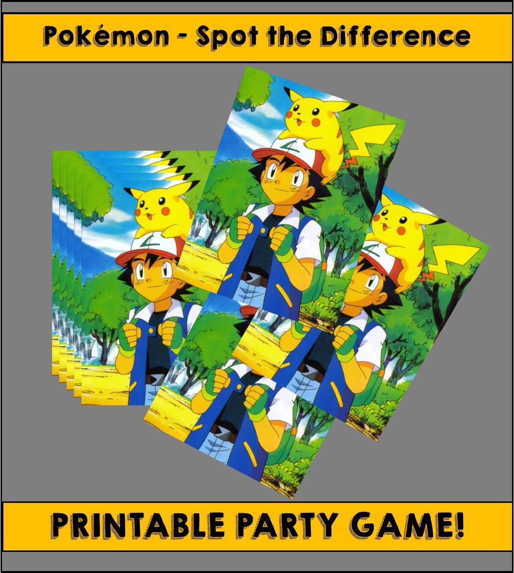 pokemon party printables