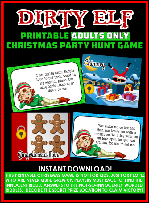 Dirty Elf The Adult Christmas Party Game
