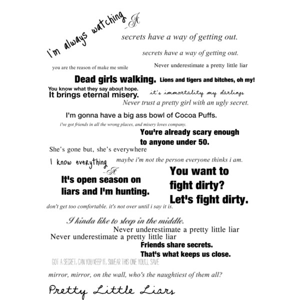 Pretty Little Liars Party Games And Ideas