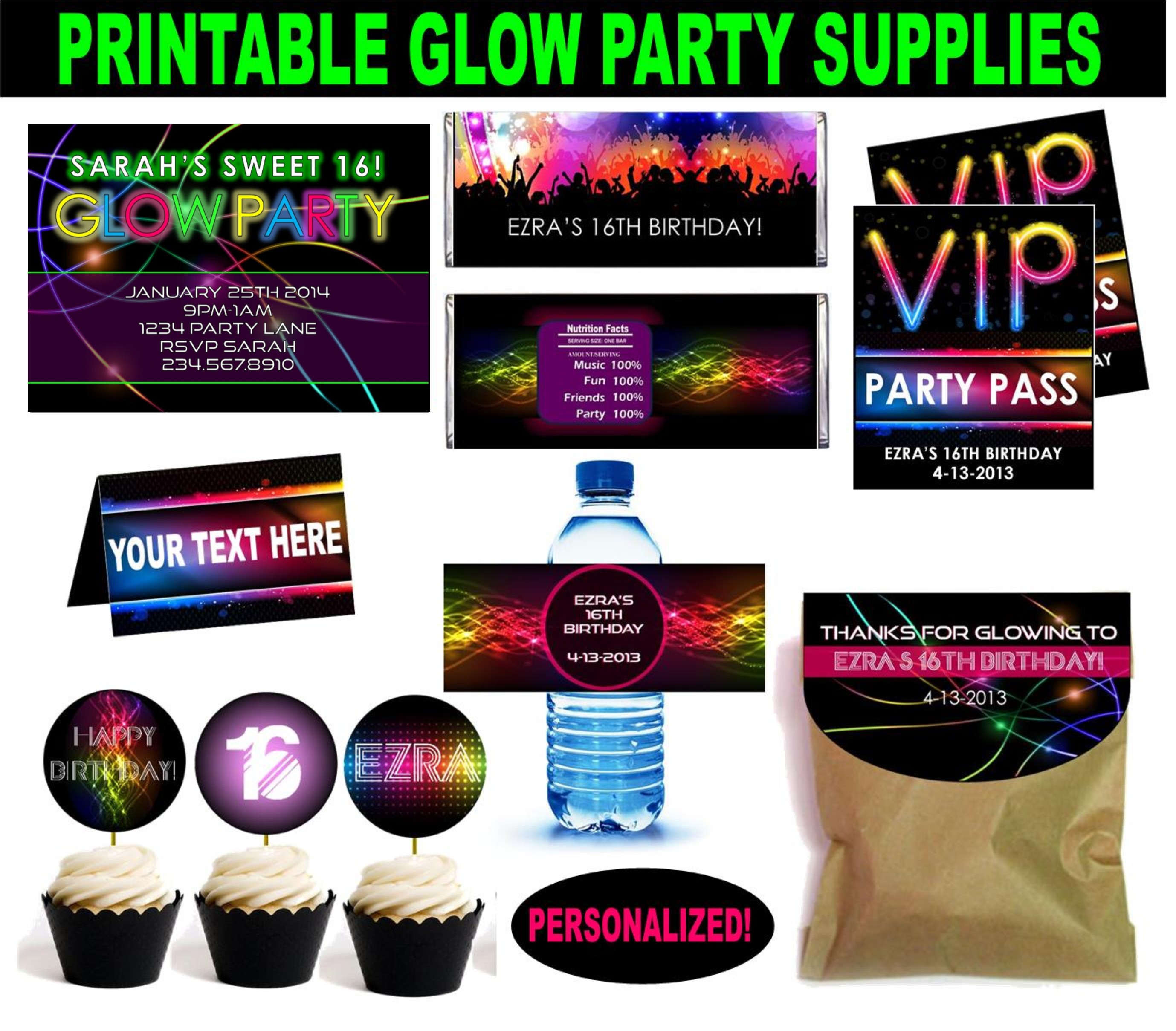 Awesome Glow Party Ideas And Neon Party Games