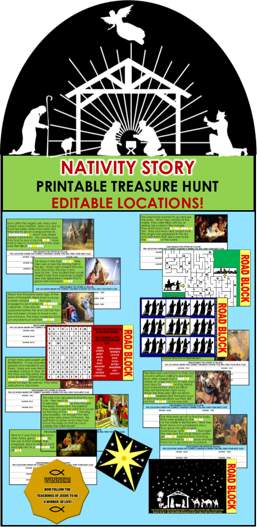 christmas treasure hunt nativity game christmas treasure hunt