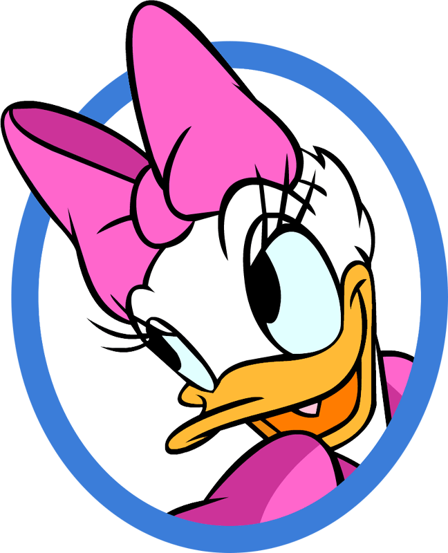 daisy duck bow coloring pages - photo #43