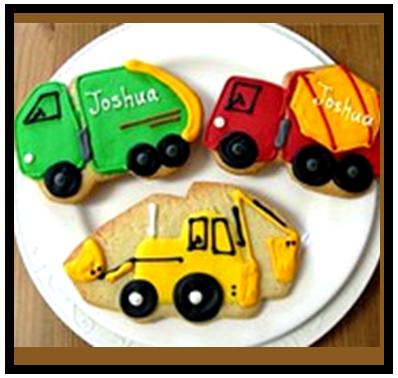Kids Construction Cakes