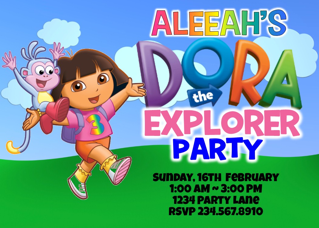 DIY Dora Birthday Party Games ! Unique, original ,and FUN!