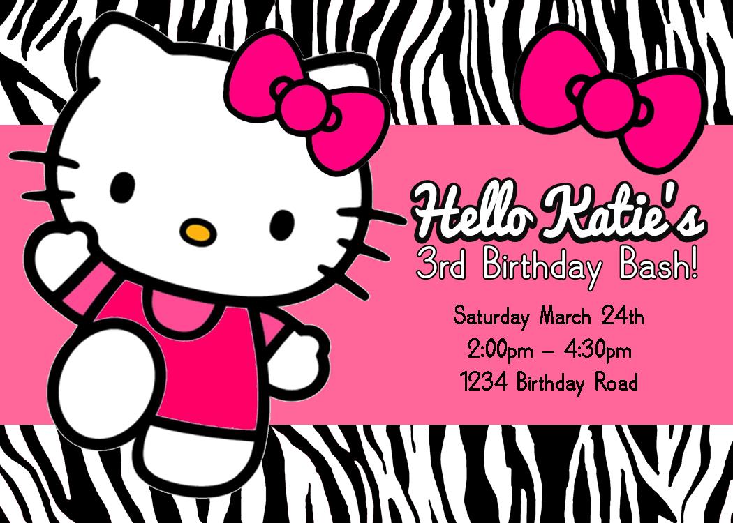 Free Hello Kitty Birthday Printables Terms Of Use For The