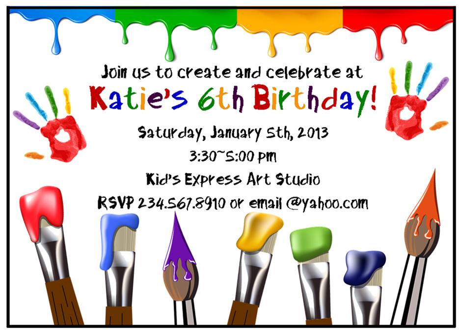 free clip art birthday party invite - photo #12