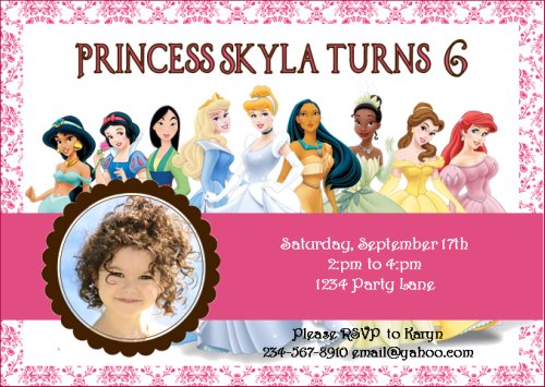 top princess party games for an enchanted girls birthday disney princess invite