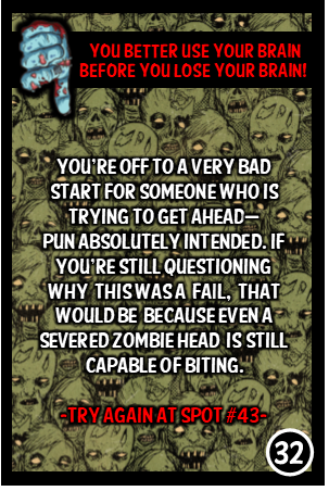 zombie hunt treasure game party clue they survivor answer