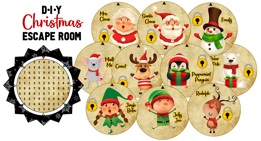 DIY Christmas Escape Room Plan Step By Step Instructions 