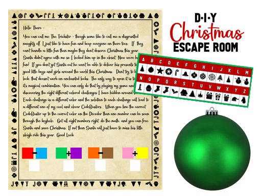 CHRISTMAS DICE GIFT EXCHANGE GAME - Lock Paper Escape