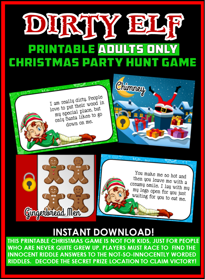 Dirty Elf - The Adult Christmas Party Game