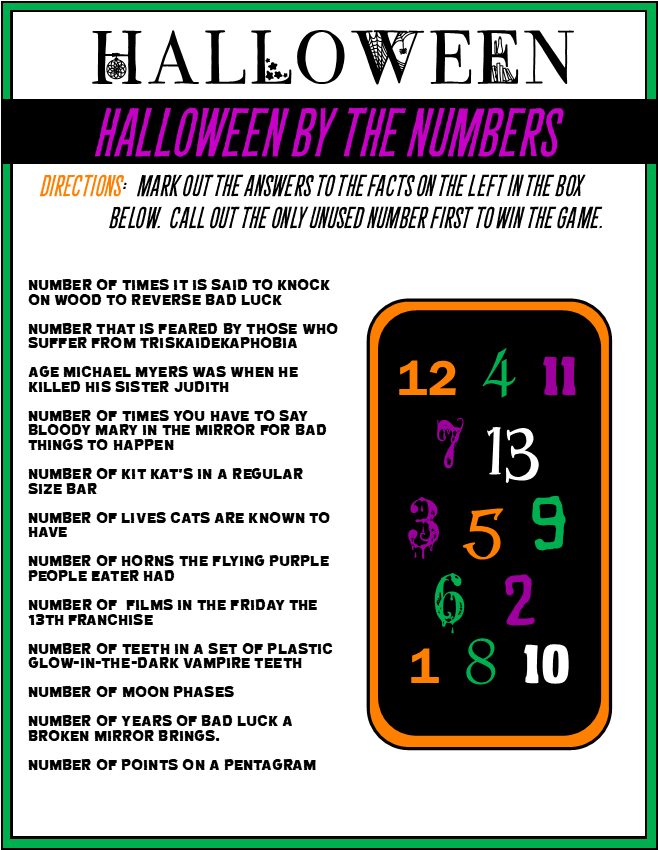 Printable Halloween Party Games for Adults! Print & Play No Stress!