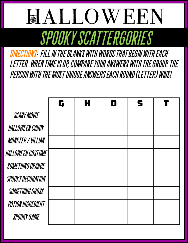 Printable Halloween Games Virtual Halloween Games Halloween 