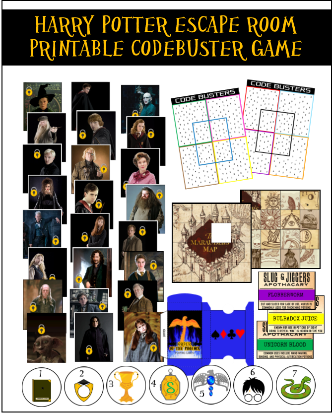 Diy Harry Potter Escape Room Ideas Printables