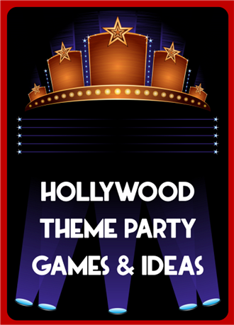 Red Carpet Hollywood Award Pull Tabs Set of 12 Movie Night Party Game Pickle Cards