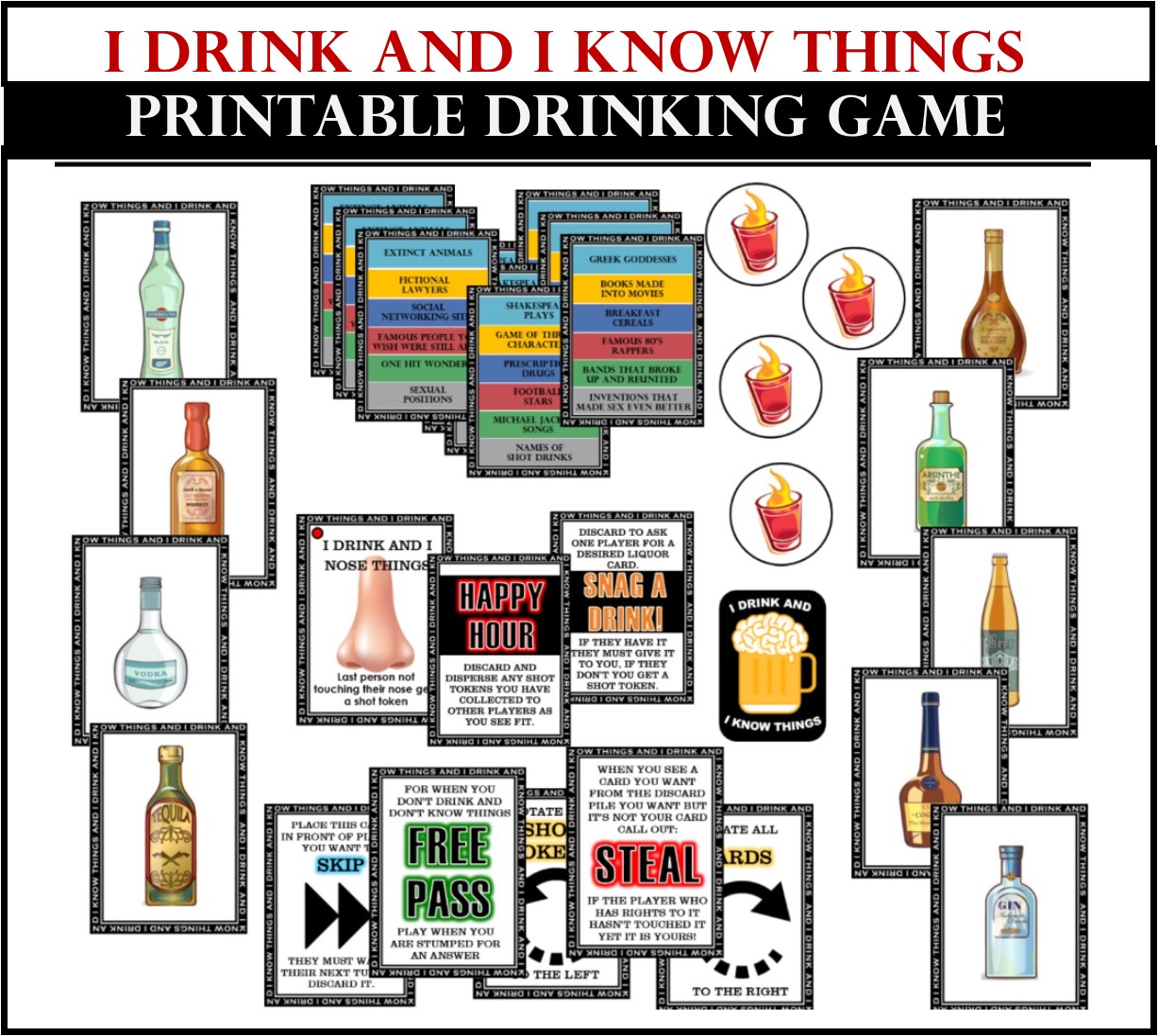 I Drink And I Know Things Drinking Game