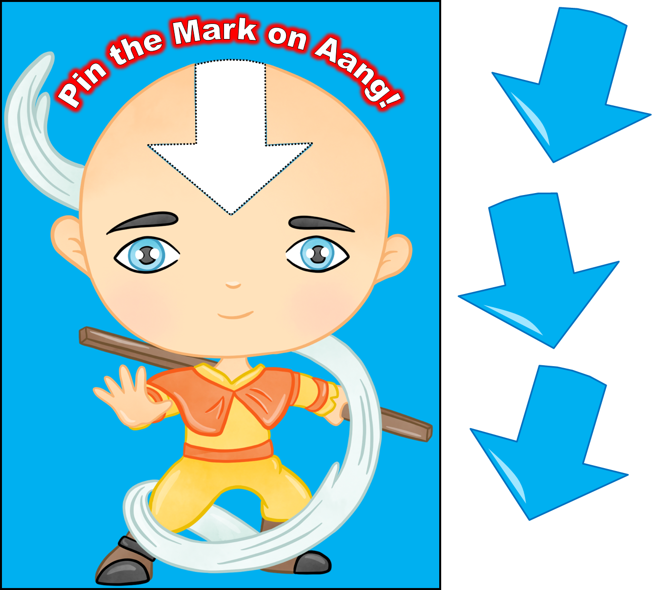 Avatar Party Games for a Last Airbender themed Birthday