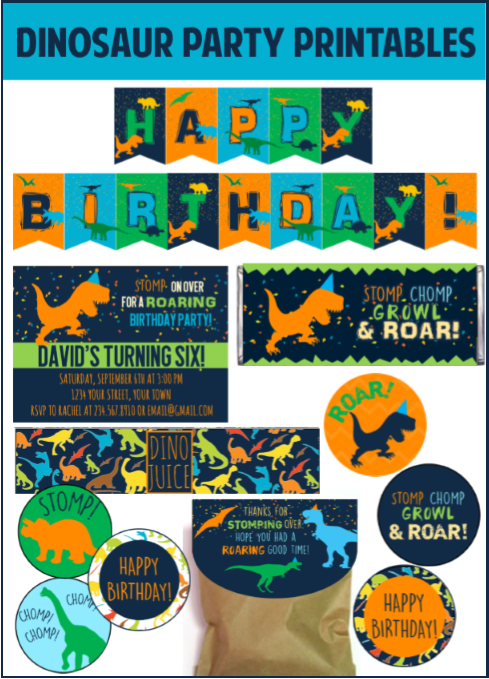 Dinosaur Party Birthday Games, Decorations and Fun