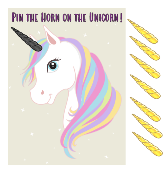 Rainbow And Unicorn Party Game Ideas