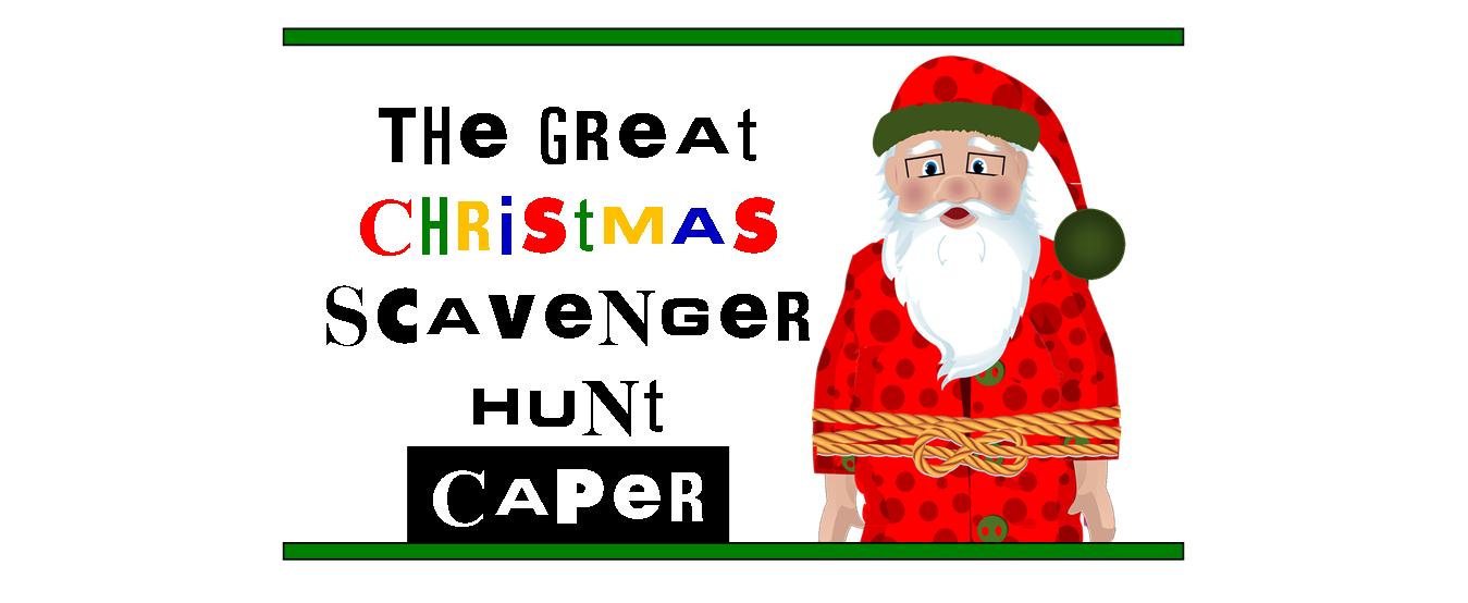 Clued In Murder Mystery Christmas Scavenger Hunt Printable Party Game