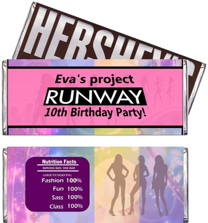 Fashion Show Invitation Project Runway Inspired Birthday 