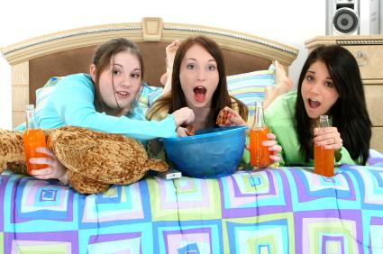 Teen Girls Sleep Over