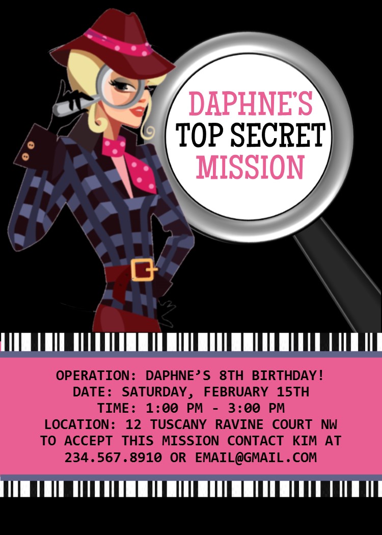 spy party game spy birthday