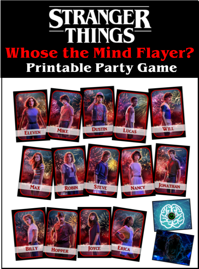 Stranger Things Party Games and Ideas