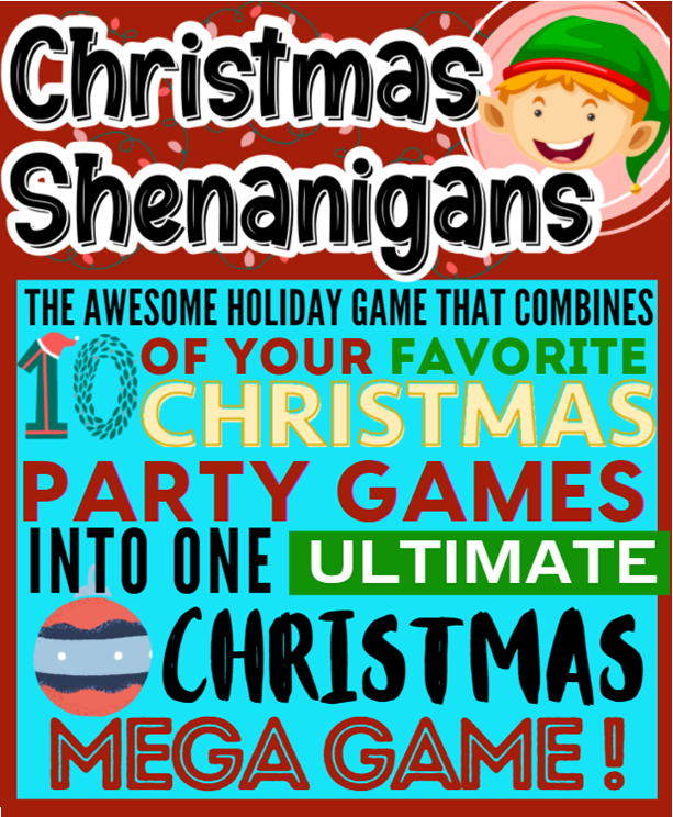 Christmas Fast Answers Game - The Fun Quick Thinking Family Party Game | Printable Christmas Group Games | Family Holiday Games