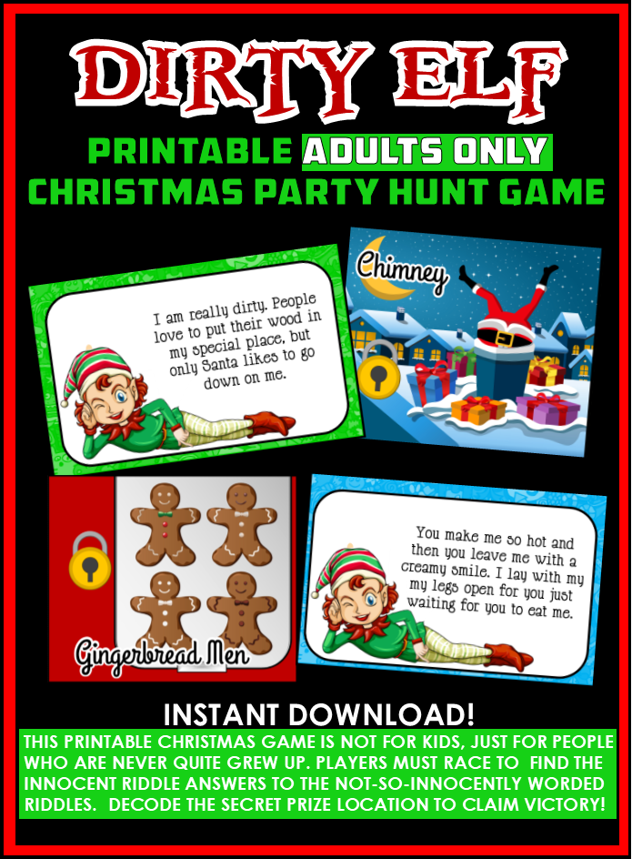 Drink if Christmas game printable, Christmas Drink if card