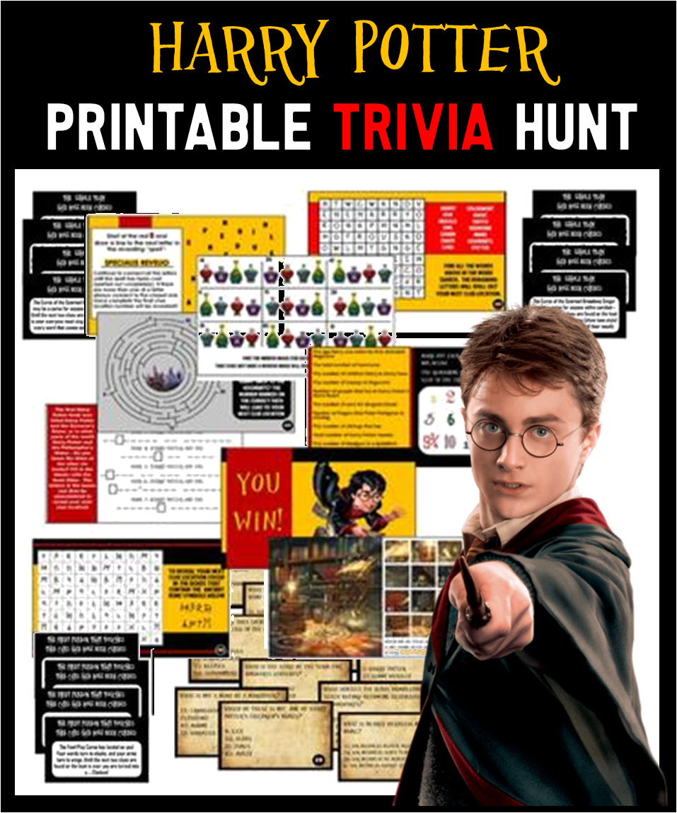 DIY Harry Potter Trivial Pursuit Game with Free Printables - Now