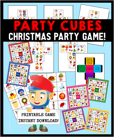 Christmas Think Fast Printable Game Instant Download for 