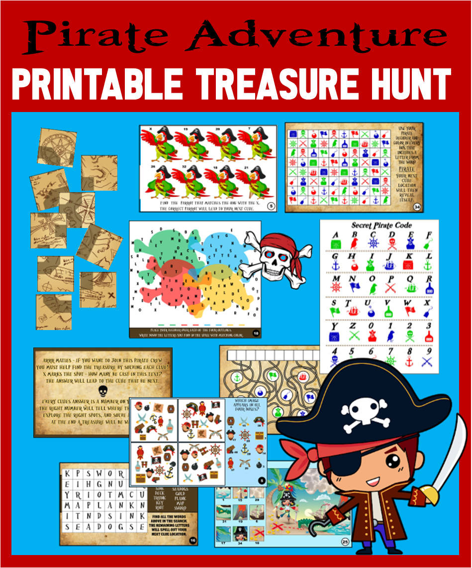 Pirate Party Game Instant Download Instant Printable (Instant Download) 