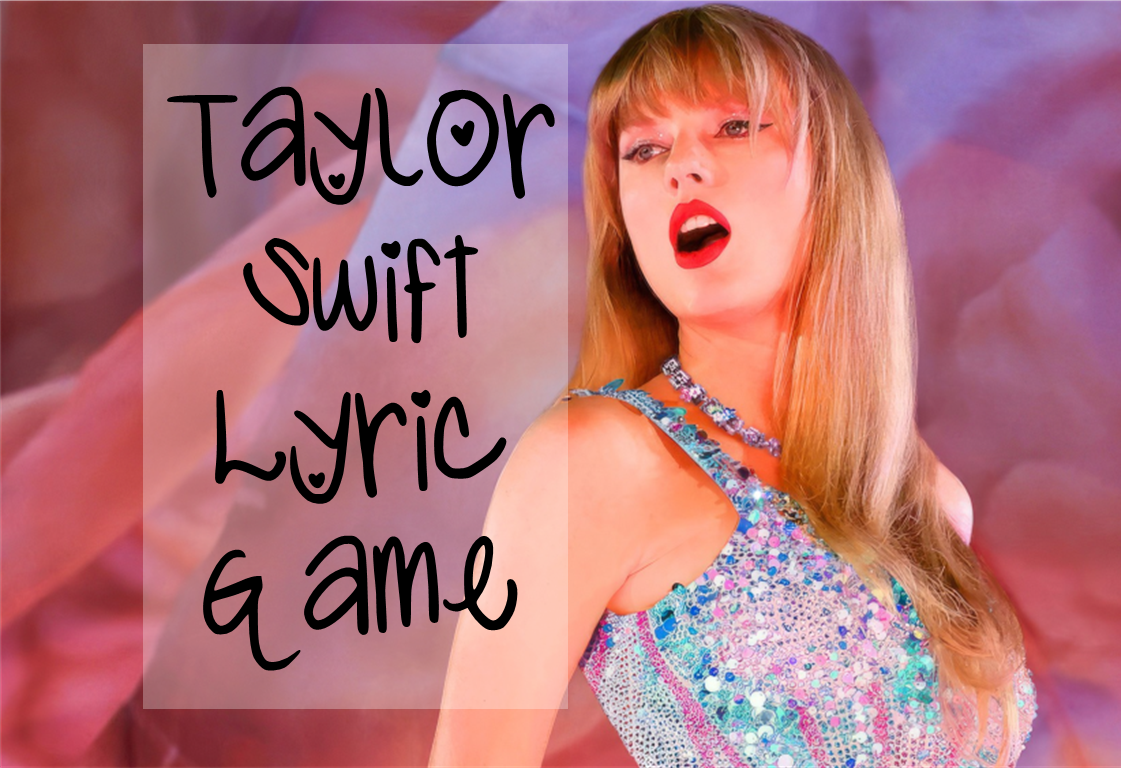 taylor swift song lyric party game